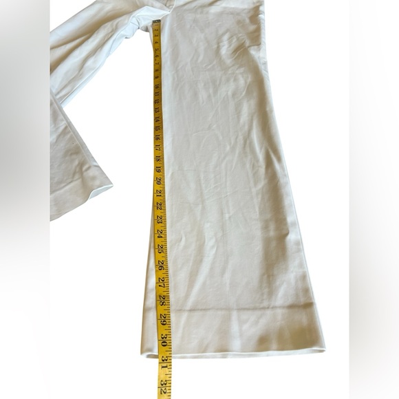 ESCADA Flat Front Off-White Pants Stretch Trousers EU 42 US 12 Classic Career - Picture 6 of 11